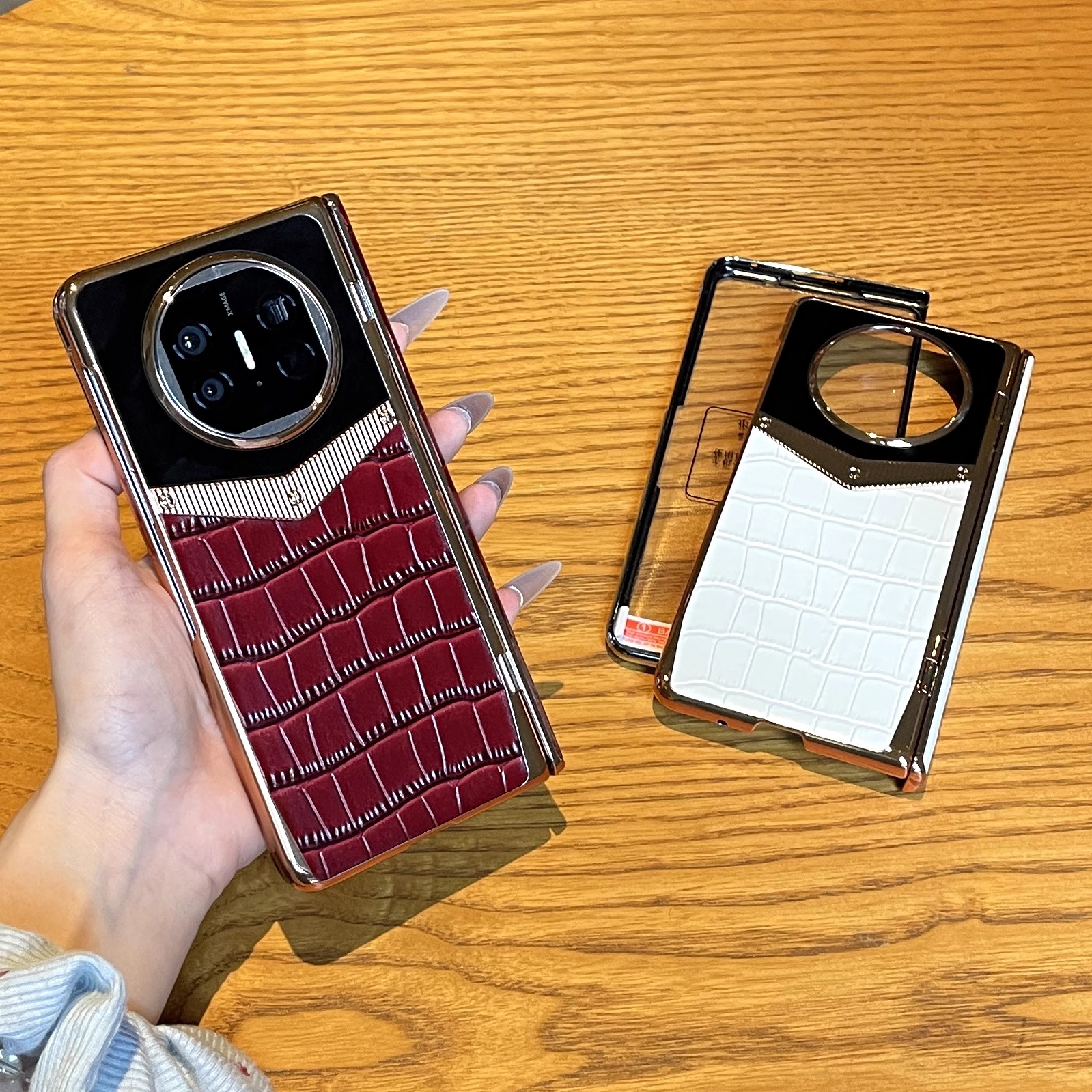 电镀真皮/壳膜一体/中轴全包