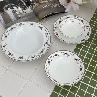 SHINY MOMO复古碎花西餐盘
