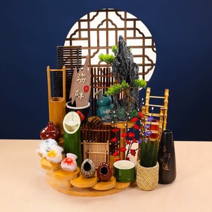 刺身装饰品摆件日式点缀摆盘干 干冰小壶海鲜姿造装饰赤身料理装