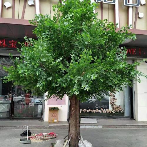 仿真榕树假树仿真大型植物酒店商场婚礼道具许愿树景观树橱窗装饰