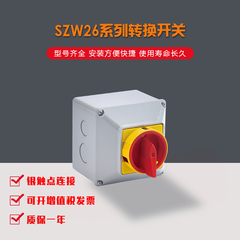 厂家直销 SZW26-32/2GS-BF 带防水盒电源开关