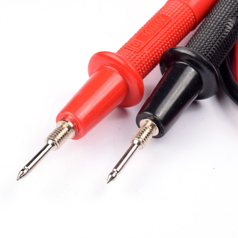 万用表表笔 带螺纹通用型数字万用表笔 测试笔 表棒 尖头表棒