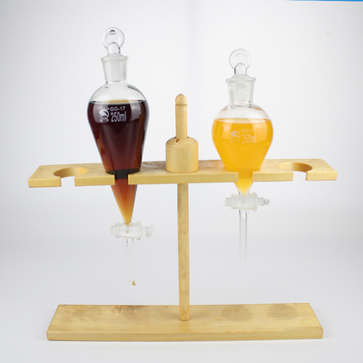 球形梨形分液漏斗木架4孔 60ml 125ml 250ml 500ml请备注需要规格