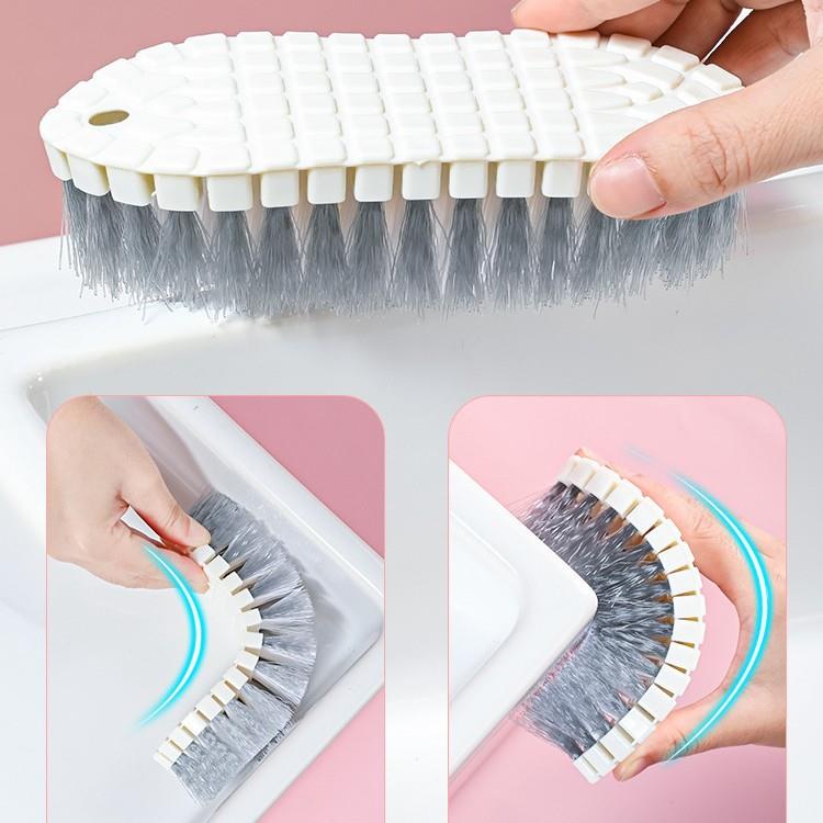 外贸可弯曲刷子浴室瓷砖清洁神器家用鞋刷洗鞋洗衣刷软毛不伤鞋衣