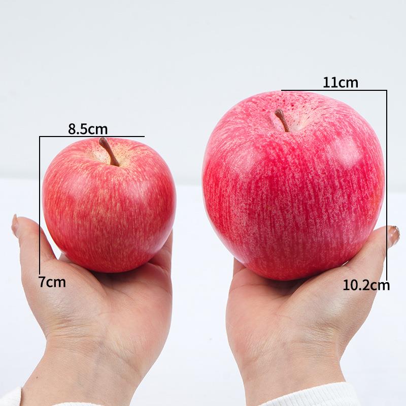 仿真苹果假水果红青苹果蛇果模型假苹果拍摄道具橱窗装饰家居摆件