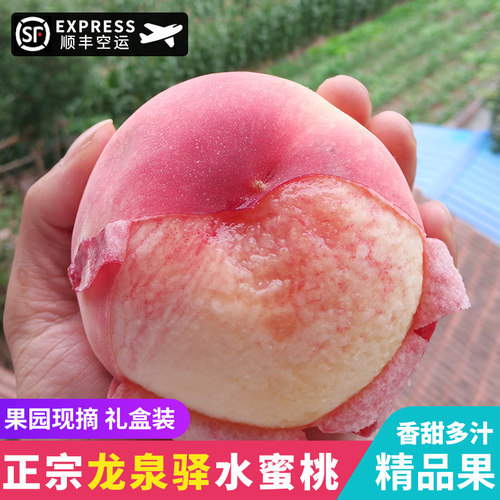 顺丰速运龙泉驿香甜多汁水蜜桃