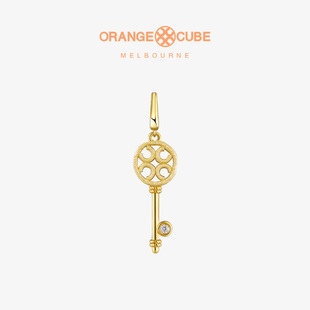 Orange Cube幸运马蹄星芒钥匙吊坠项链ins原创设计挂坠首饰品礼物