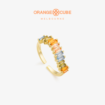 OrangeCube彩虹方糖戒指
