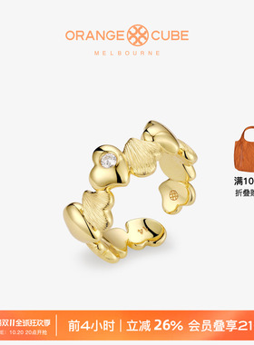 OrangeCube心心环戒指轻奢品牌