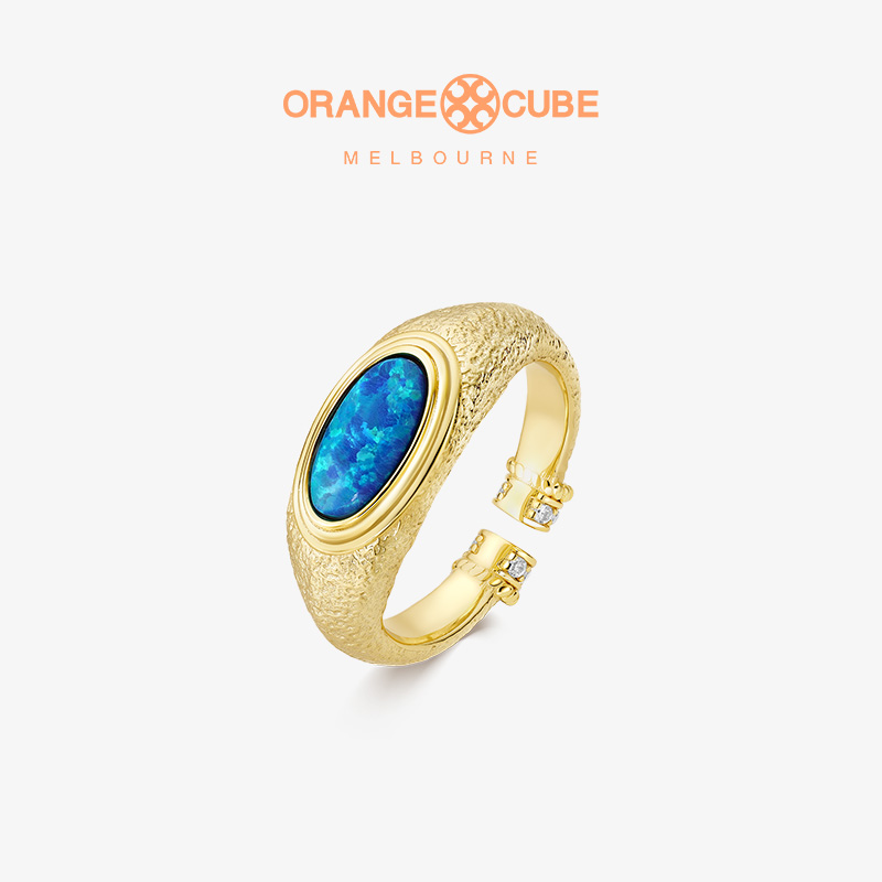 Orange Cube幸运加码戒指小众设计开口指环饰品小众轻奢高级首饰