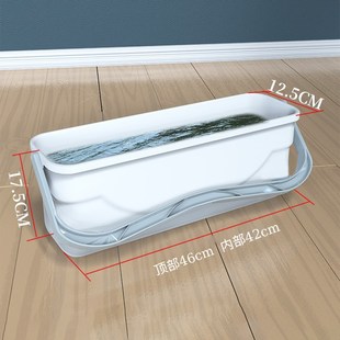 可折叠水桶拖把j桶60cm加大家用洗涮拖布储水长方形塑料洗涤桶