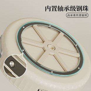 加厚防滑收纳盘放盐酱醋桌面收纳盒E多功能旋转置物架家用收纳用