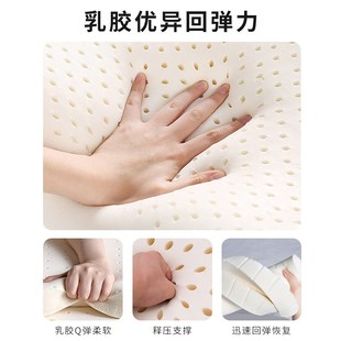 家用椅子垫 简约办公室长方形沙发棉麻乳胶海绵E加厚凳坐垫新中式