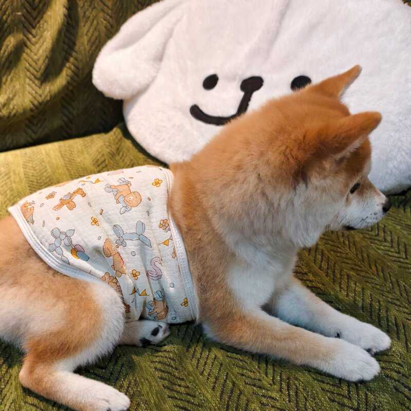 狗狗衣服秋冬纯棉护肚围换季免着凉防拉肚子中大型犬肚兜猫狗通用