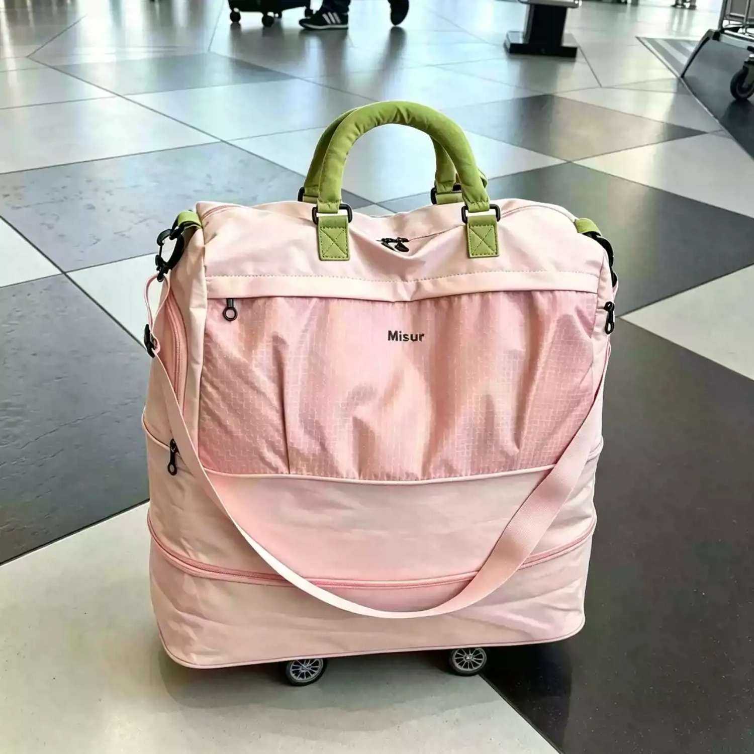 带万向轮大容量旅行包女干湿分离健身包手提行李袋可上飞机差旅包