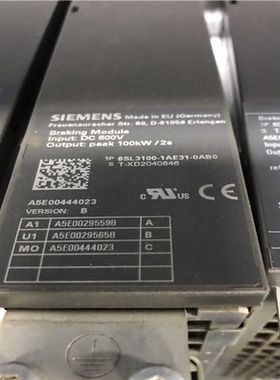 100KW电源6SL3100-1AE31-0AB0~议价