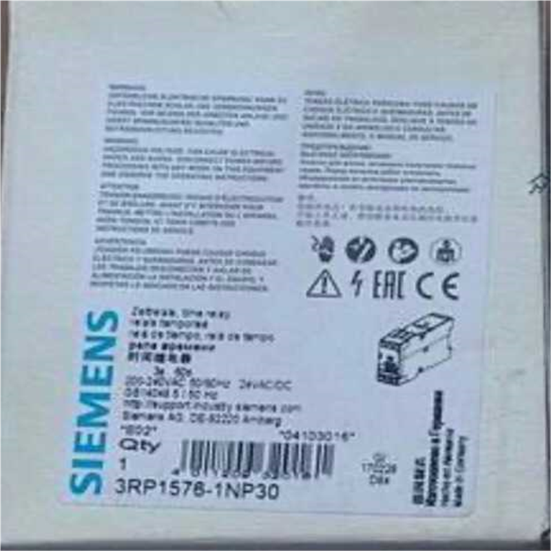议~SlEMENS西门子时间继电器3RP1576一1NP30全新