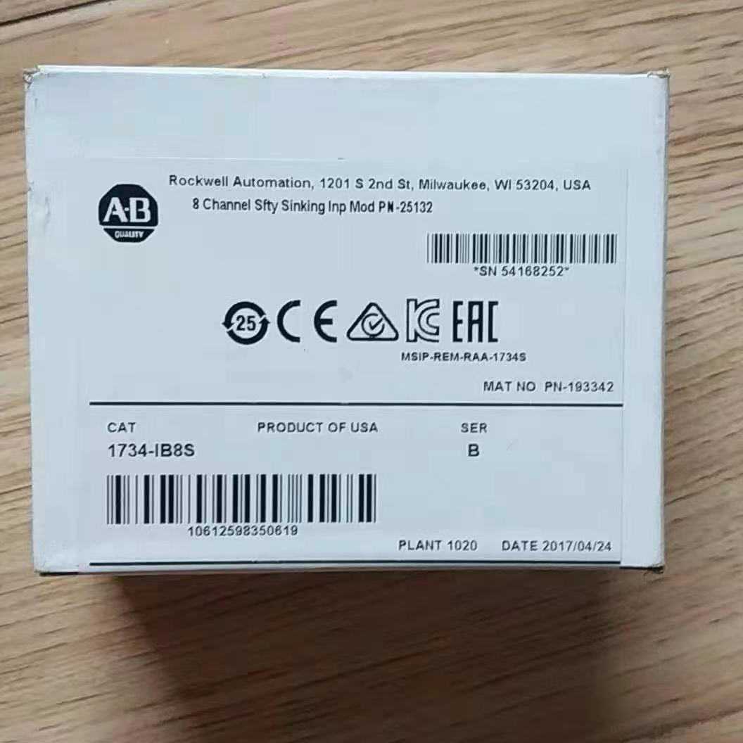 1734-IB8S 原装美国AB罗克韦尔PLC模块POINTIO质保一年顺丰包邮~