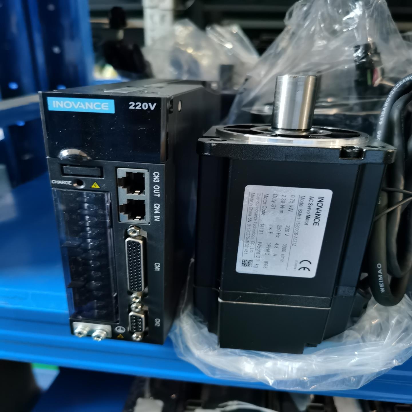 议~汇川750W套装IS620NS5R5I+IS1-75B3