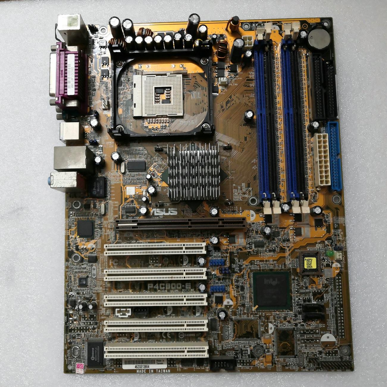 华硕 P4C800-E 简化 875 478 主板