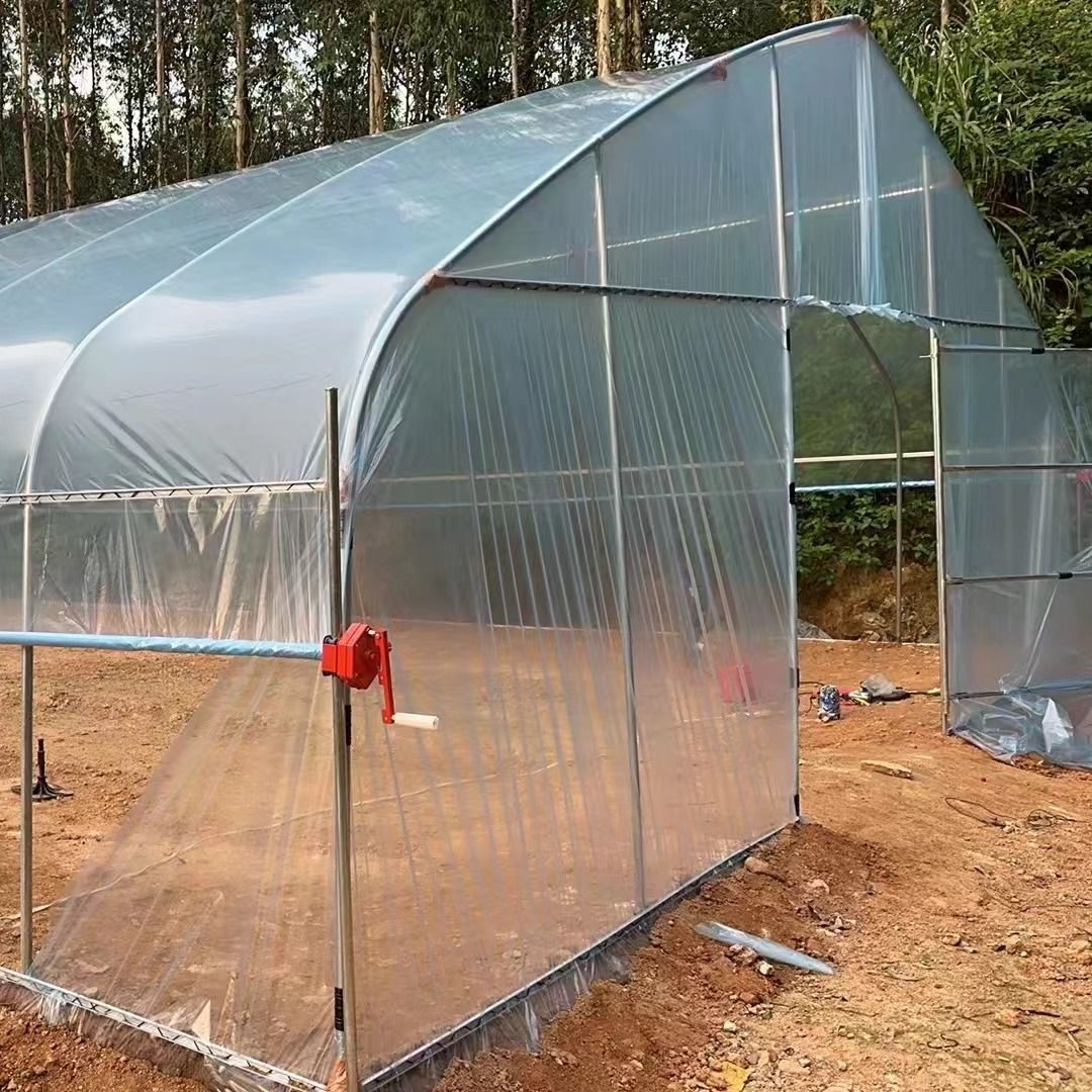 温室大棚骨架钢管养殖种植椭圆家用鸡棚全套花卉钢架牛棚养猪蔬菜