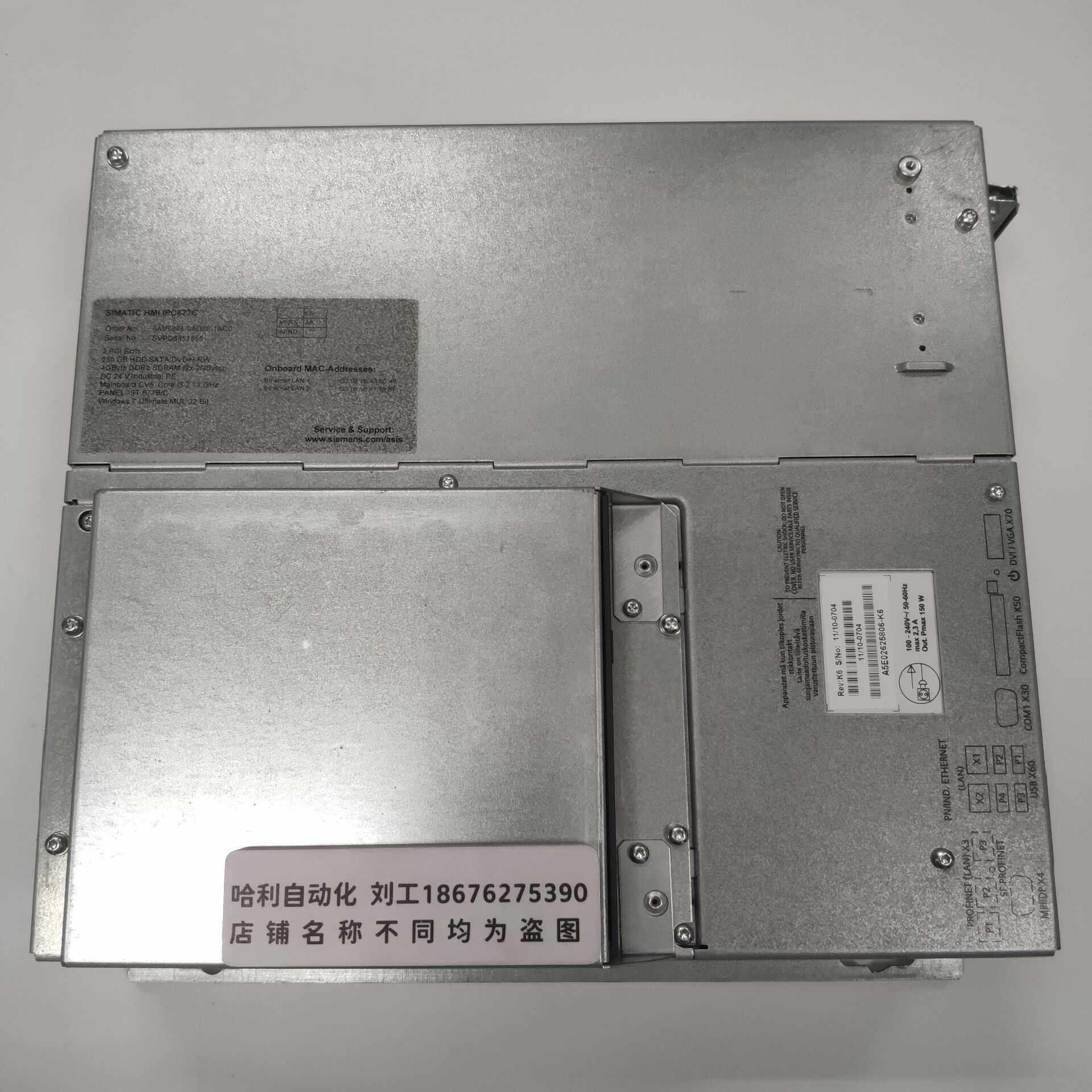 6ES7647-6PG35-0AA0  SIMATIC IPC827C 工控机，议价！~议价