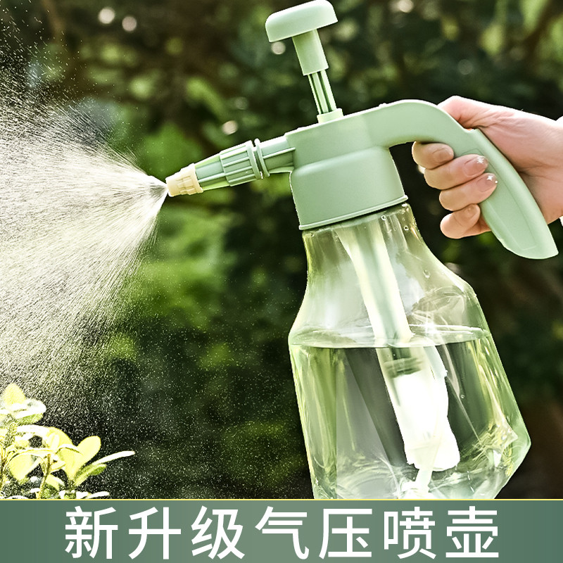 喷壶家用酒精消毒水清洁专用大容量喷雾瓶手动气压式细雾浇花洒水