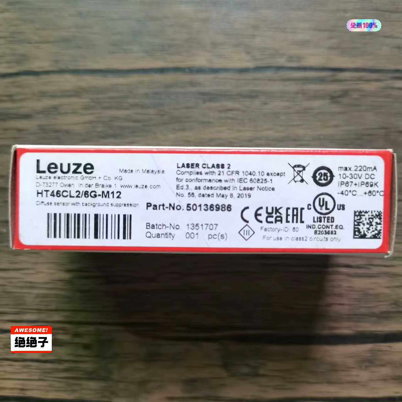 全新原装正品 劳易测 HT46CL2/6G-M12 传感器议价