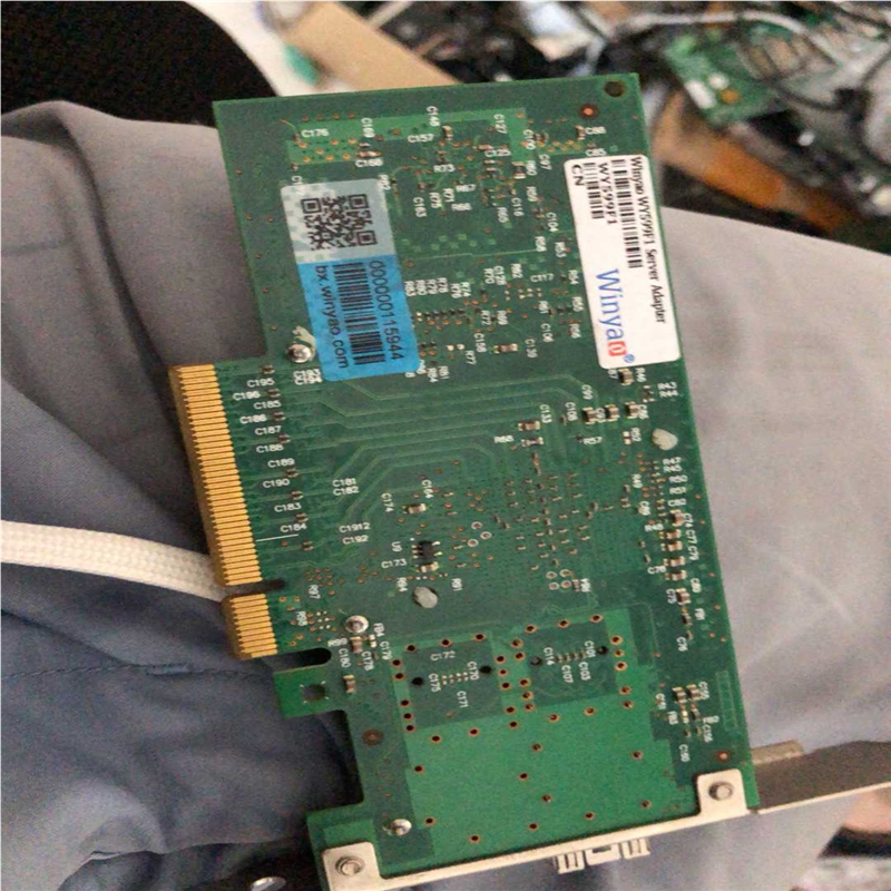 winyao WY599F1 PCI-E万兆光纤网卡单口（憨憨电子）