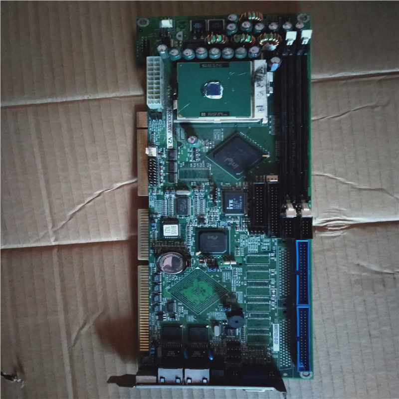 台湾威达ROCKY-3782EV, V2.1工控机主板，双网~议价