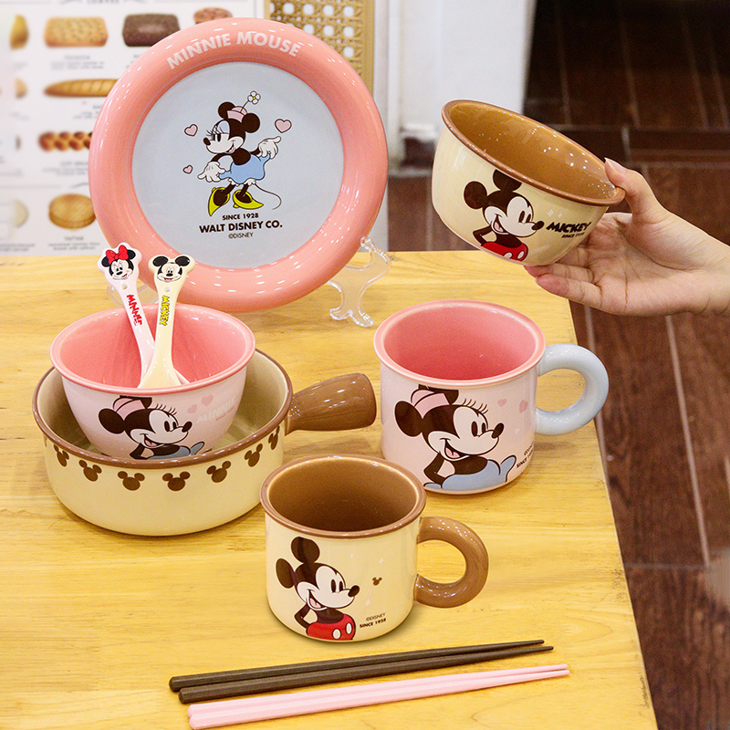 米奇米妮萌趣卡通陶瓷餐具