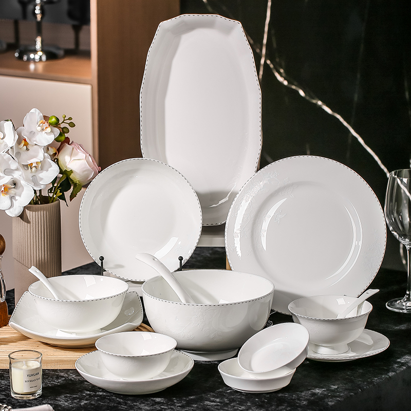 骨瓷高档家用简约餐具