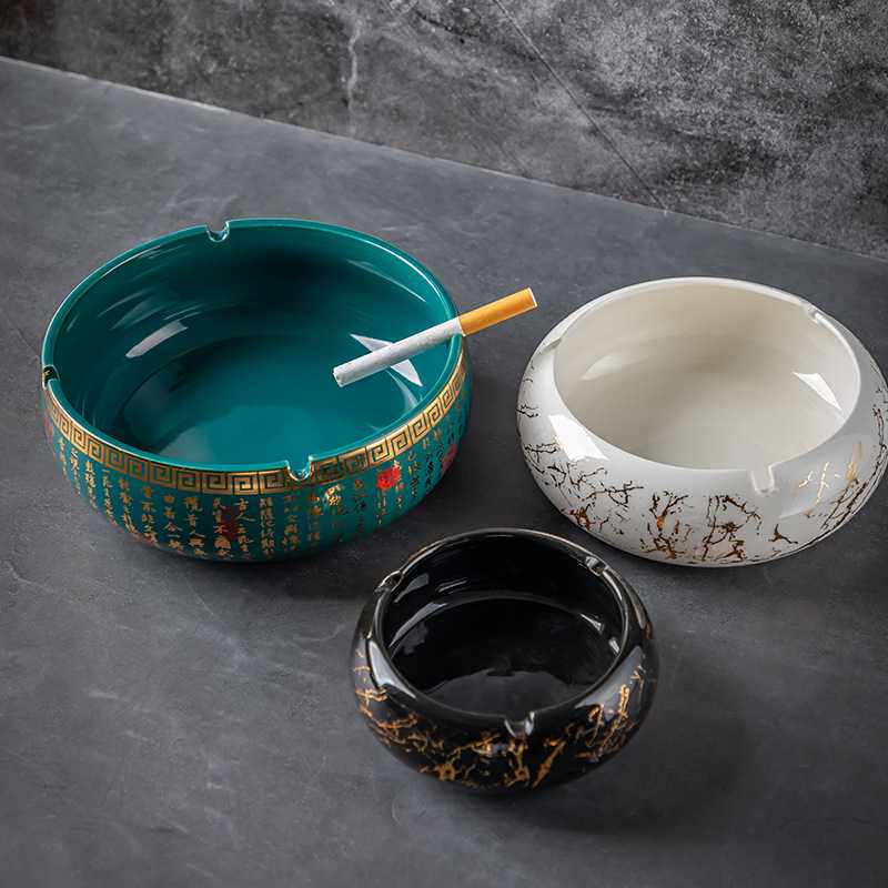 新款直销中式大号烟灰缸客厅家用创意个性潮流轻奢办公室大气简约