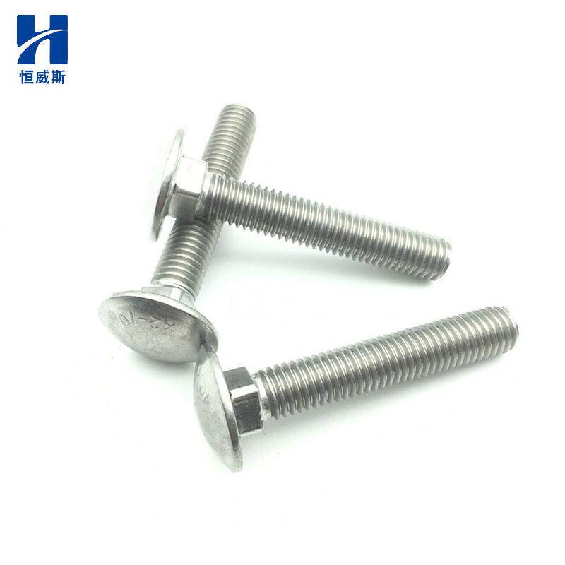 新款直销304不锈钢马车螺丝国标现货加工M6-M12圆头方颈螺栓