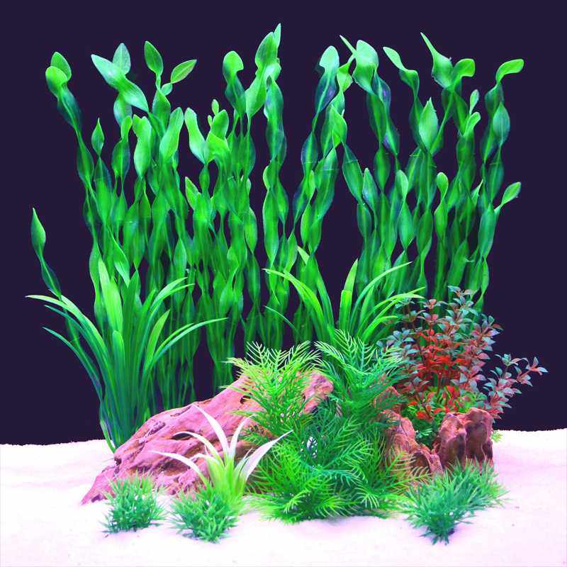 新款直销鱼缸水草造景套餐组合装水族箱塑料仿真水草植物装饰摆件,宠物/宠物食品及用品,水草,淘宝优惠券,粉丝福利购,淘宝优惠卷