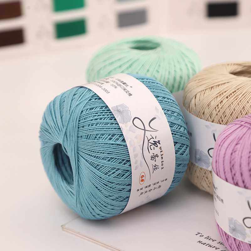 新款直销粗钩编织6号逸蕾丝线DIY手工材料包丝光棉线玩偶毛线衣钩,服饰配件/皮带/帽子/围巾,毛线,淘宝优惠券,粉丝福利购,淘宝优惠卷