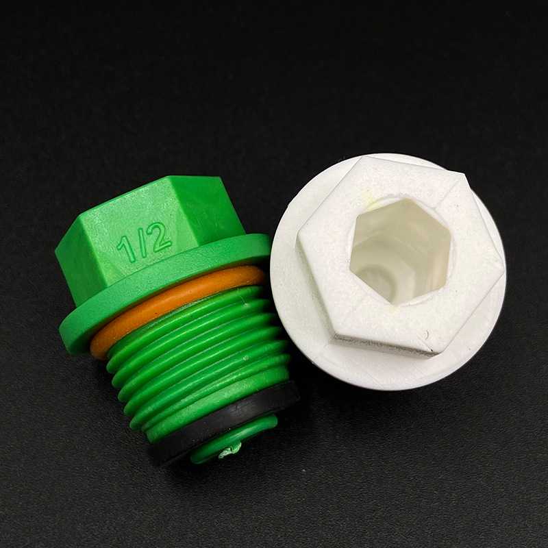 新款直销立勤 4分6分ppr内六角皮圈堵头/加厚堵头/封头管堵丝堵双