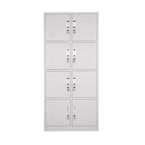 新款直销钢制员工更衣柜储物柜带锁 游泳池健身房储存收纳柜 多门