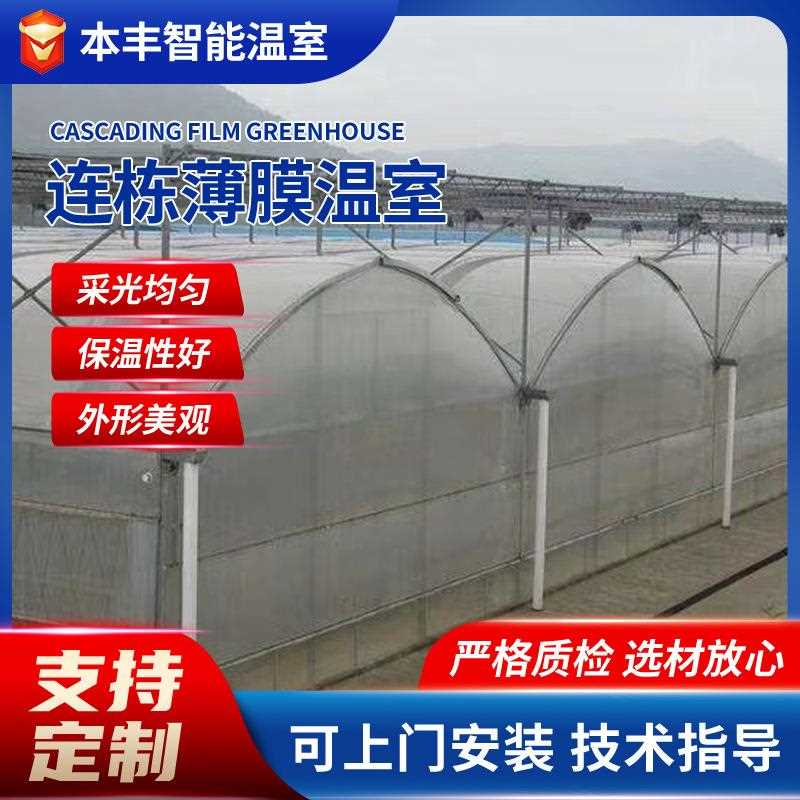 新款直销薄膜连栋温室大棚蔬果种植大棚草莓阳光日光温室花卉种植