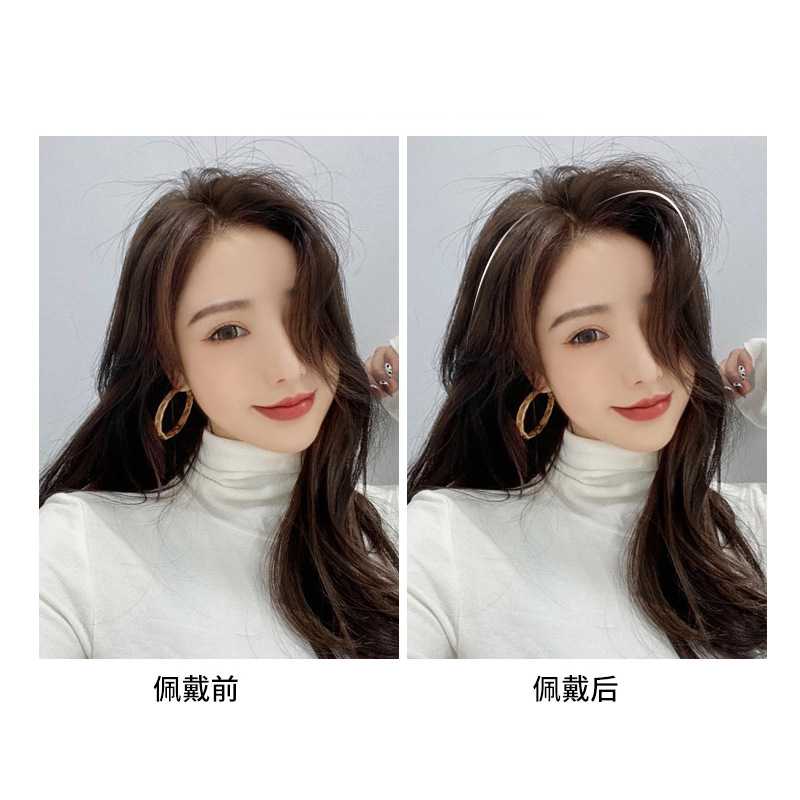 新款直销工厂假发片卷发垫假发无痕一片式头顶补发真发女两侧贴片