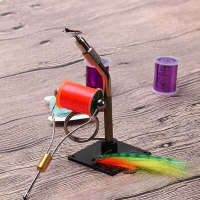 新款直销便携式迷你飞蝇绑钩台 绑钩钳毛钩钳绑制工具 fly tying
