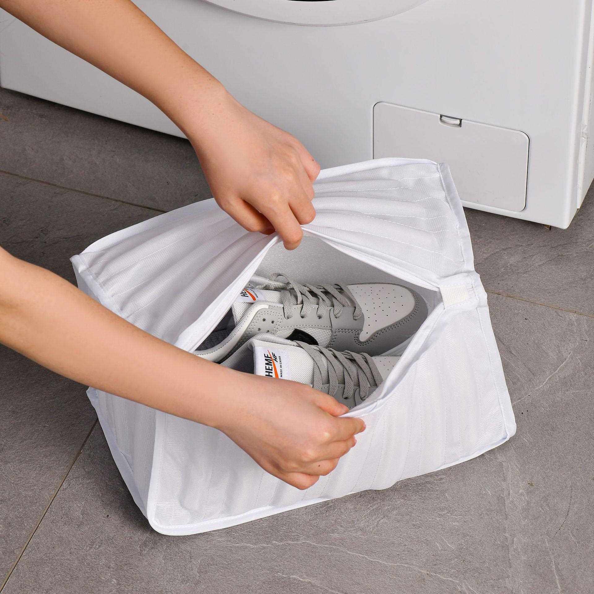 新款直销洗衣机专用洗鞋袋子加厚防变形涤纶洗护网袋凉衣家用鞋子