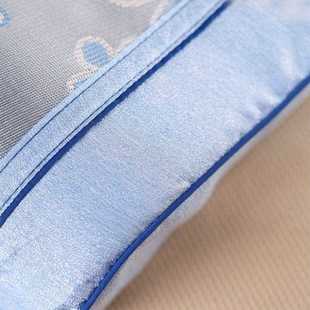 新款 直销夏凉水洗冰丝乳胶枕套60x40成人55x35记忆儿童45x27宝宝