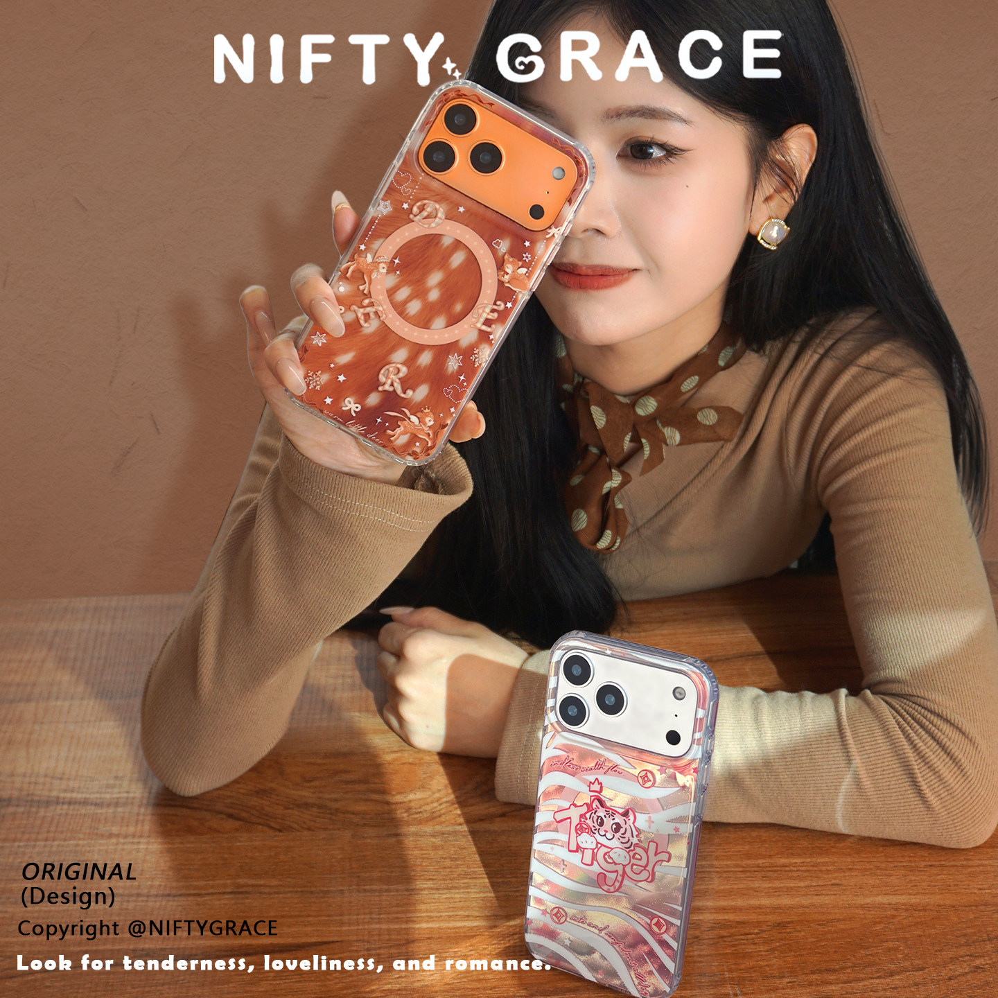 动物纹原创设计苹果双层磁吸17promax磨砂手机壳iPhone16pro外壳高级感全包防摔适用15promax新款手机套情侣