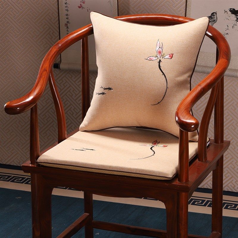 红木沙发坐垫椅垫中式绣花茶椅垫太师椅垫子实P木家具餐椅垫凳子,居家布艺,椅垫,淘宝优惠券,粉丝福利购,淘宝优惠卷