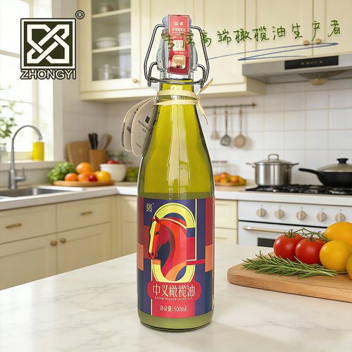 中义橄榄油500ml特级初榨冷榨