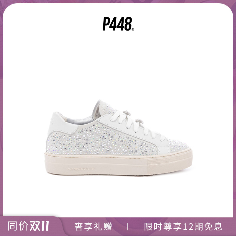 P448 THEA 女士闪亮装饰运动休闲鞋板鞋