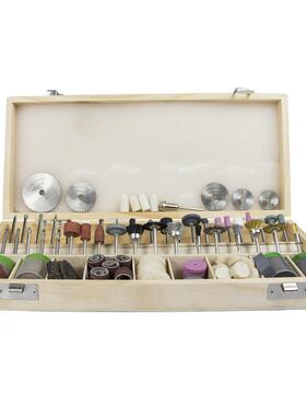 电合磨机磨配件242242件装木盒套电头切割打磨抛光打磨头组装