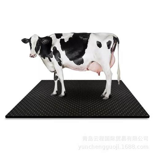磨耐待挤区方用块纹橡耐胶垫WAQ挤奶厅防专用胶板奶牛防滑滑垫