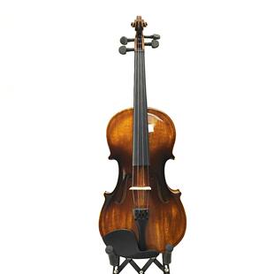 亮光实儿木小琴4/4复古提成人童学者考级初演奏小提琴violin